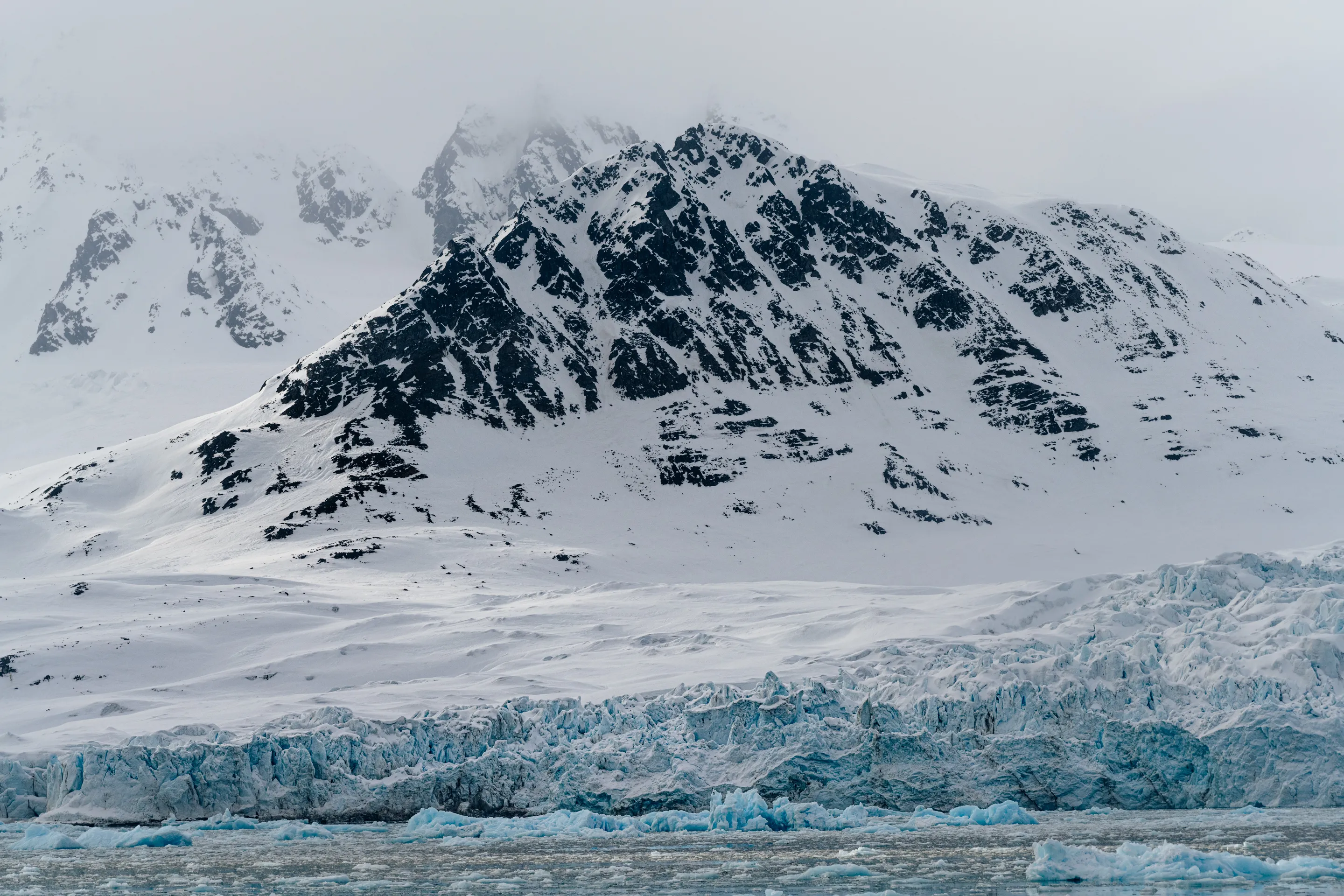 Glacier landscape captured for the fulldome production