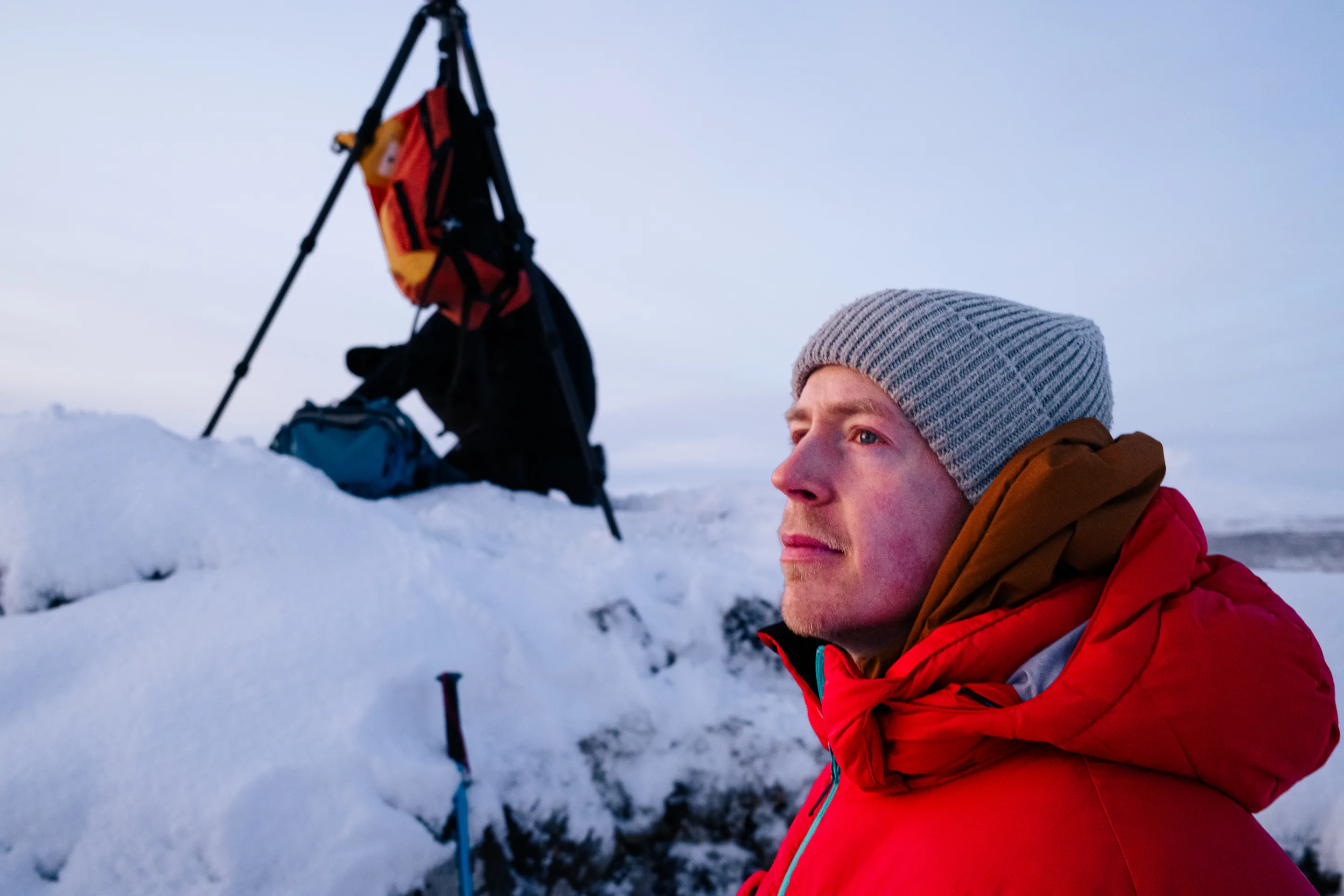 Tectonic rift landscape at the UNESCO World Heritage site