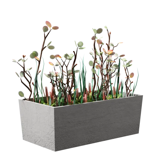 Climate data visualization inside the VR experience